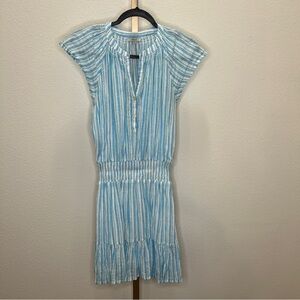 Rails Dress Augustine Laguna Stripe Blue White cotton XS